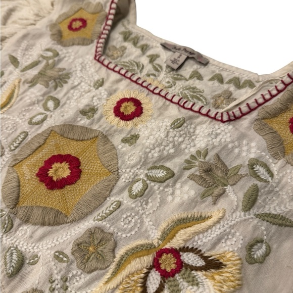 Free People Claudine Embroidered Blouse - Picture 4 of 9